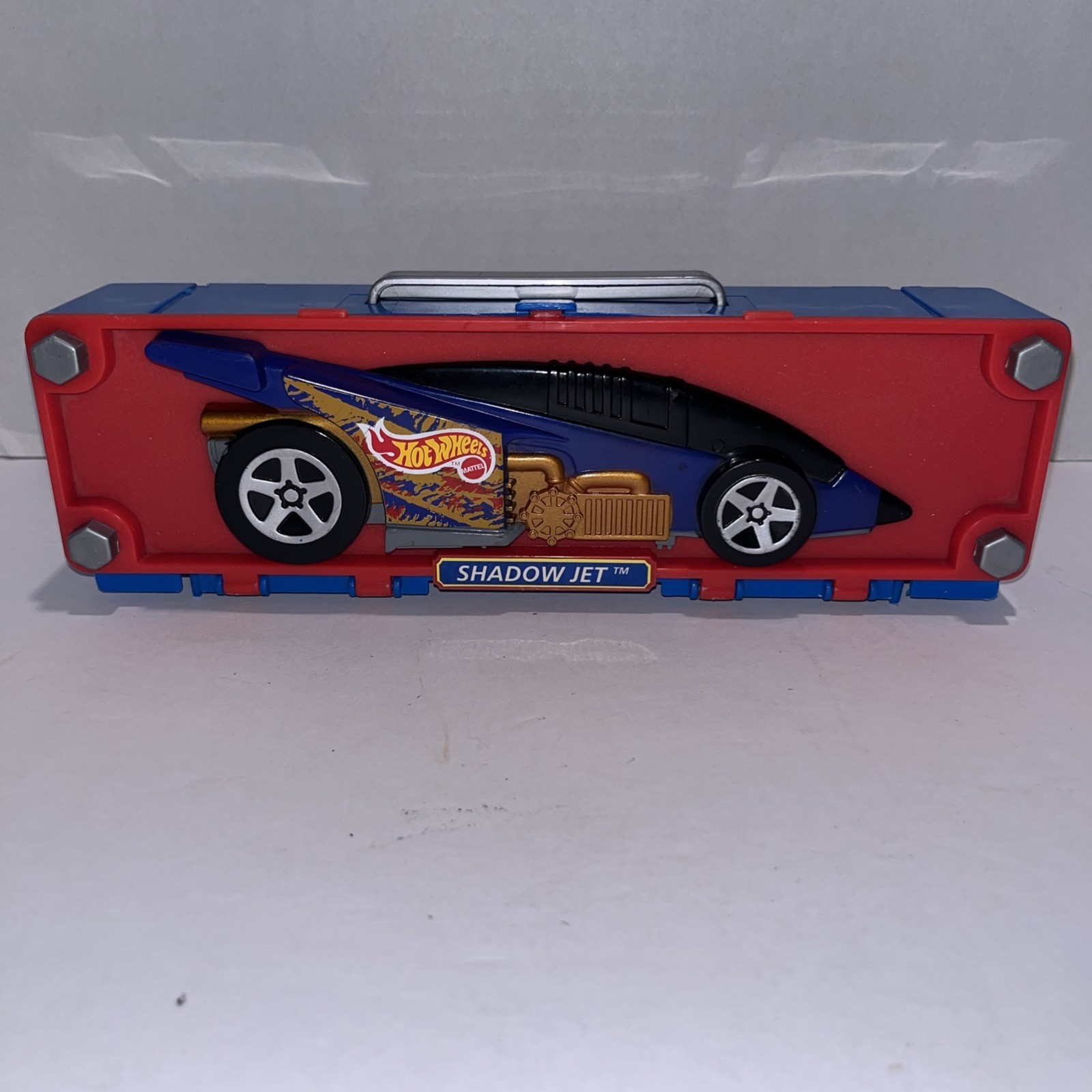 Shadow Jet Hot Wheels Carrying Case 1998  Mattel VTG 6 Cars
