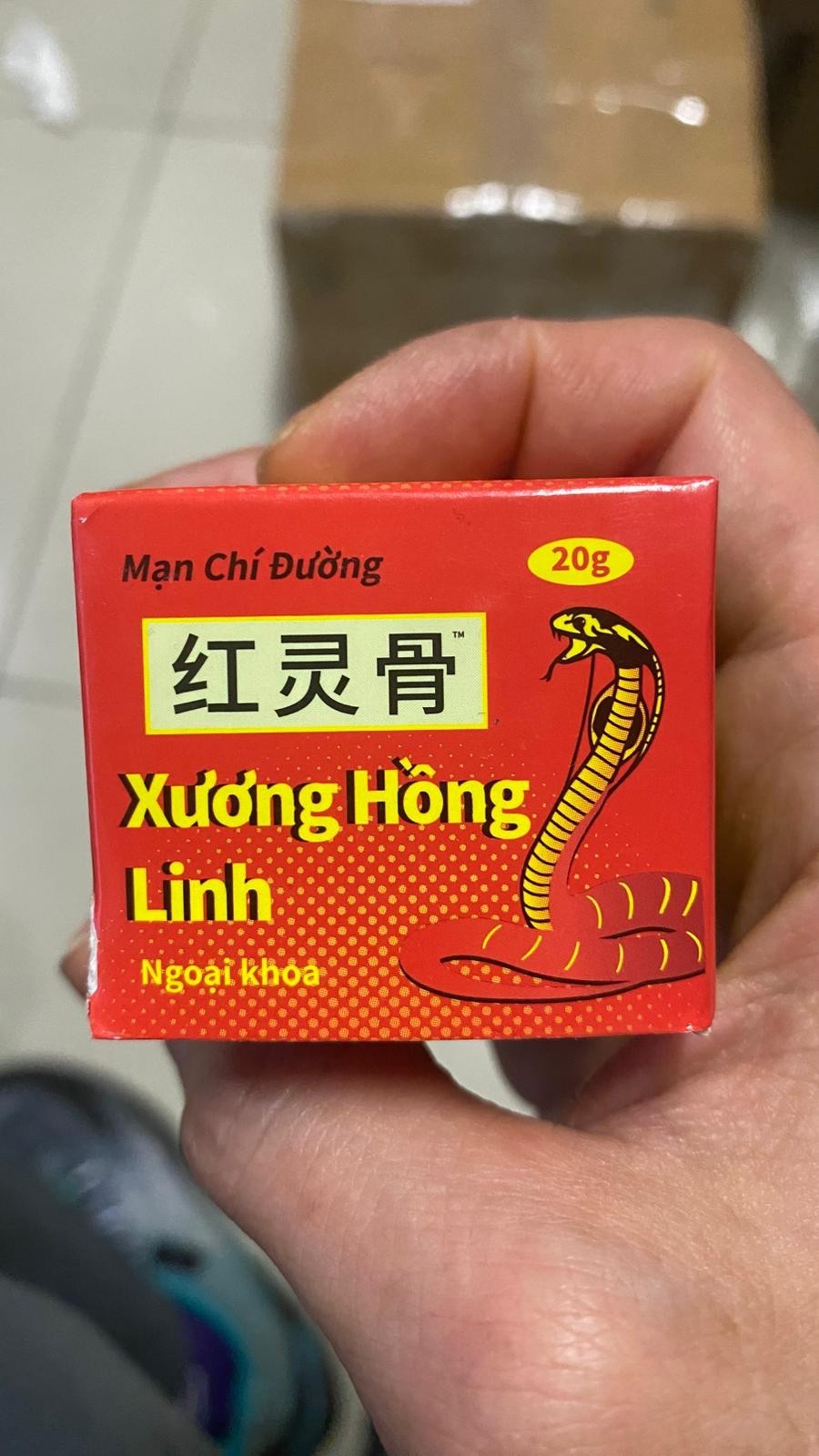 3 x Vietnam xuong HONG LINH 20g WOOD LOCK Cream Medicated Balm Oil Pain Relief