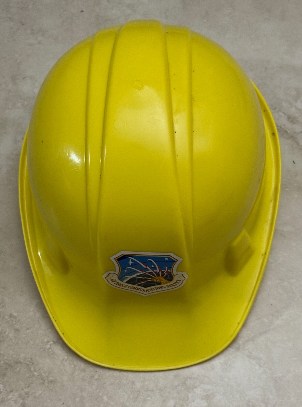 AIR FORCE COMMUNICATIONS SERVICE LATE 1960'S ERA HARD HAT