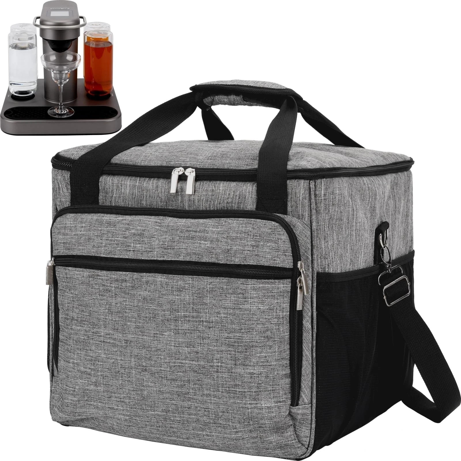 Carrying Case for Bartesian Cocktail Machine, Insulated Cocktail Mak
