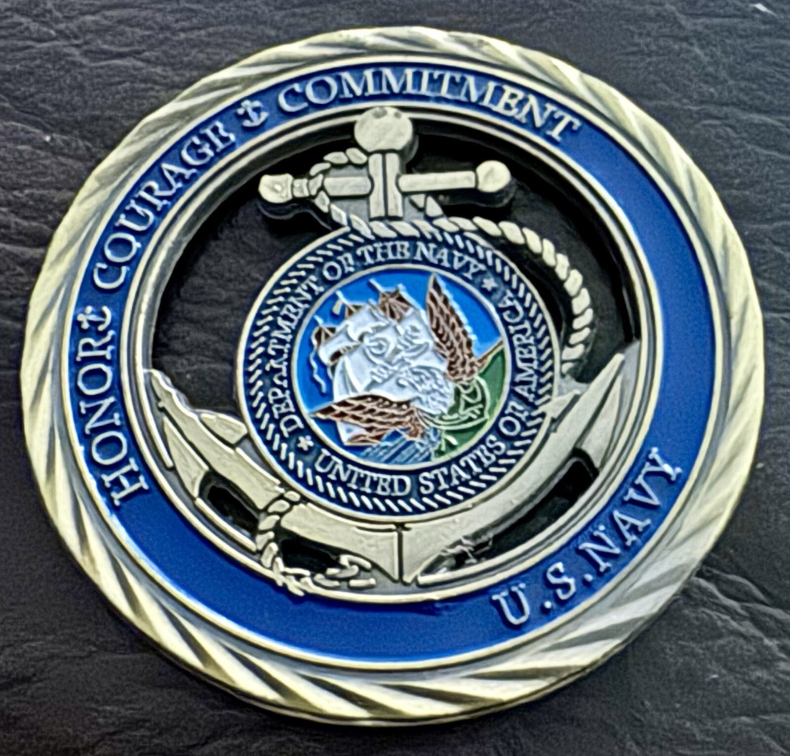 USN United States Navy Challenge Coin Discount With Multiple Coins