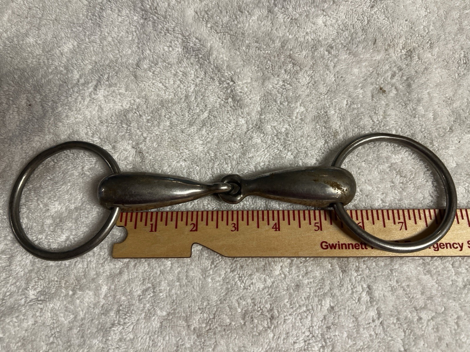 Loose Ring Stainless Steel Hollow Mouth Snaffle bit 5 Inches
