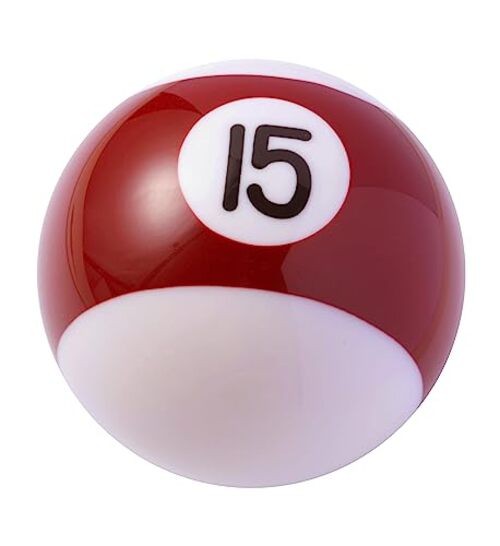 Pool Ball Billiard Stick Shift Knob - Universal Gear Shifter Knobs for Brown 15