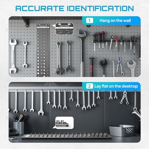 34 Thread Checker, Nut and Bolt Thread Identifier Gauge: Precision Engineered