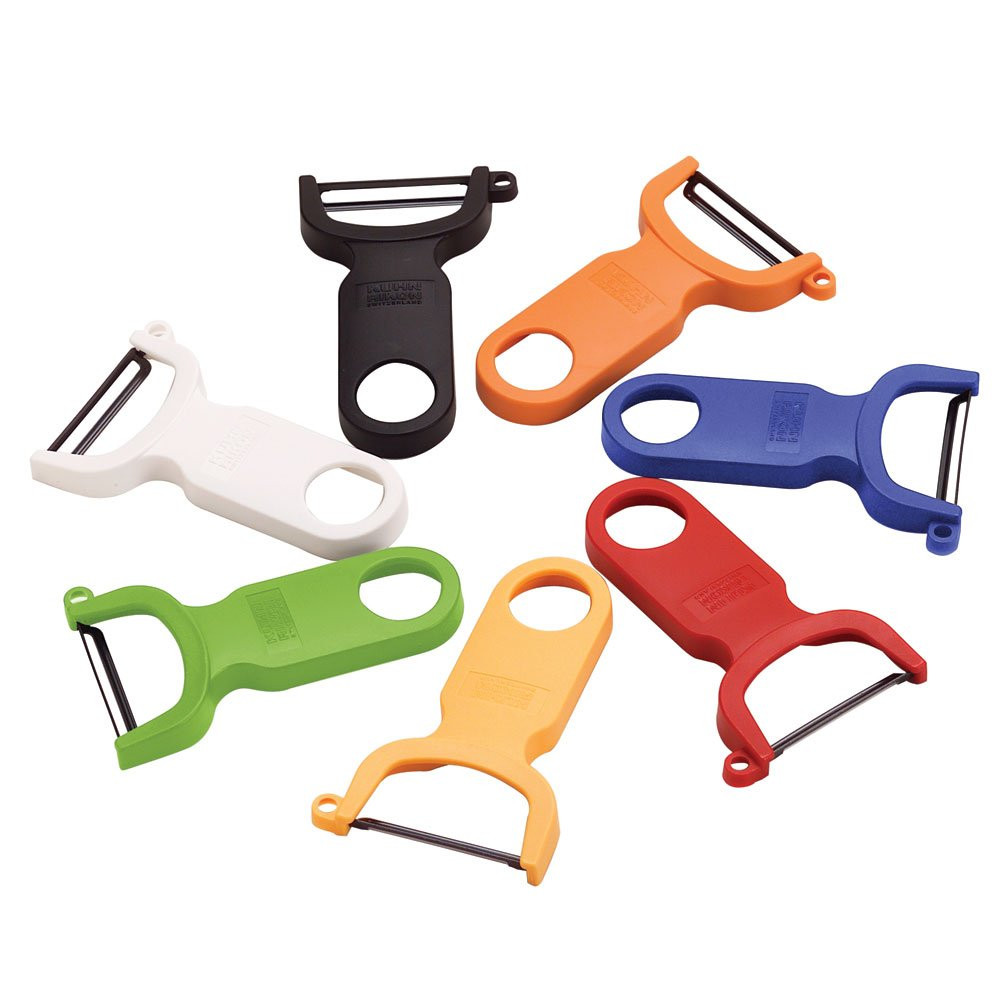 Kuhn Rikon, Yellow Original Swiss Peeler, 4-Inch, Set of 1