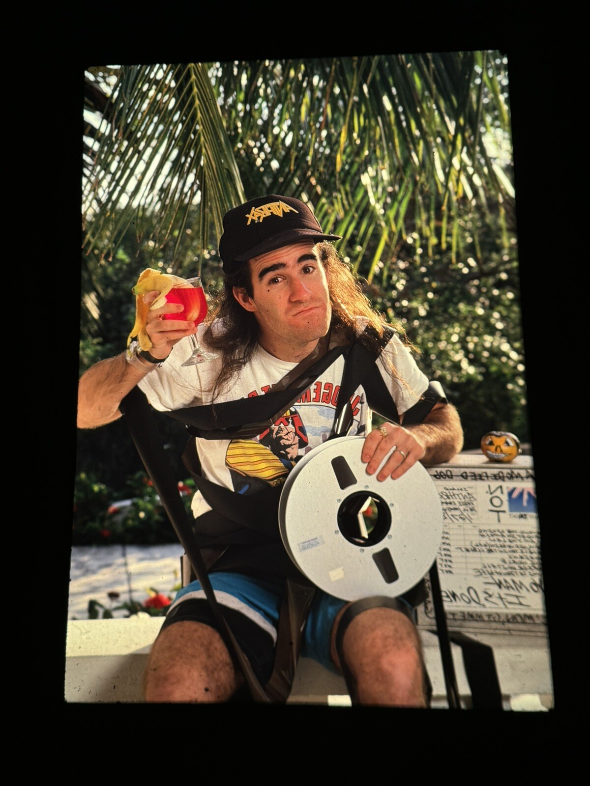Anthrax Photographic Transparency Kerrang Original Ray Palmer Archive c. 1987