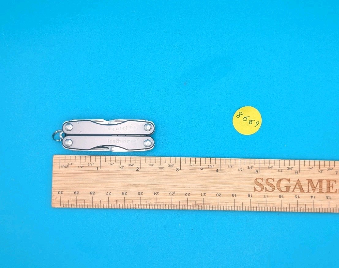 Leatherman Squirt P4 Multi-Tool, Key Ring, Retired, GRAY!