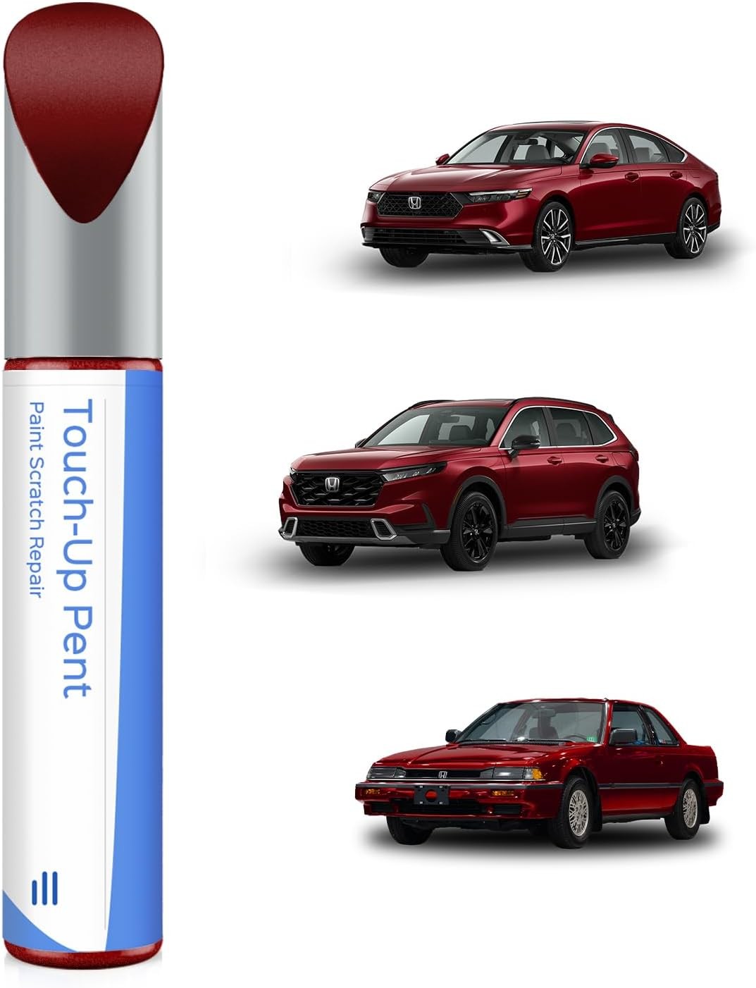 0.41 Fl Oz (Pack of 1), San Marino Red(R-94) compatible with Accord/CR-V/Prelude