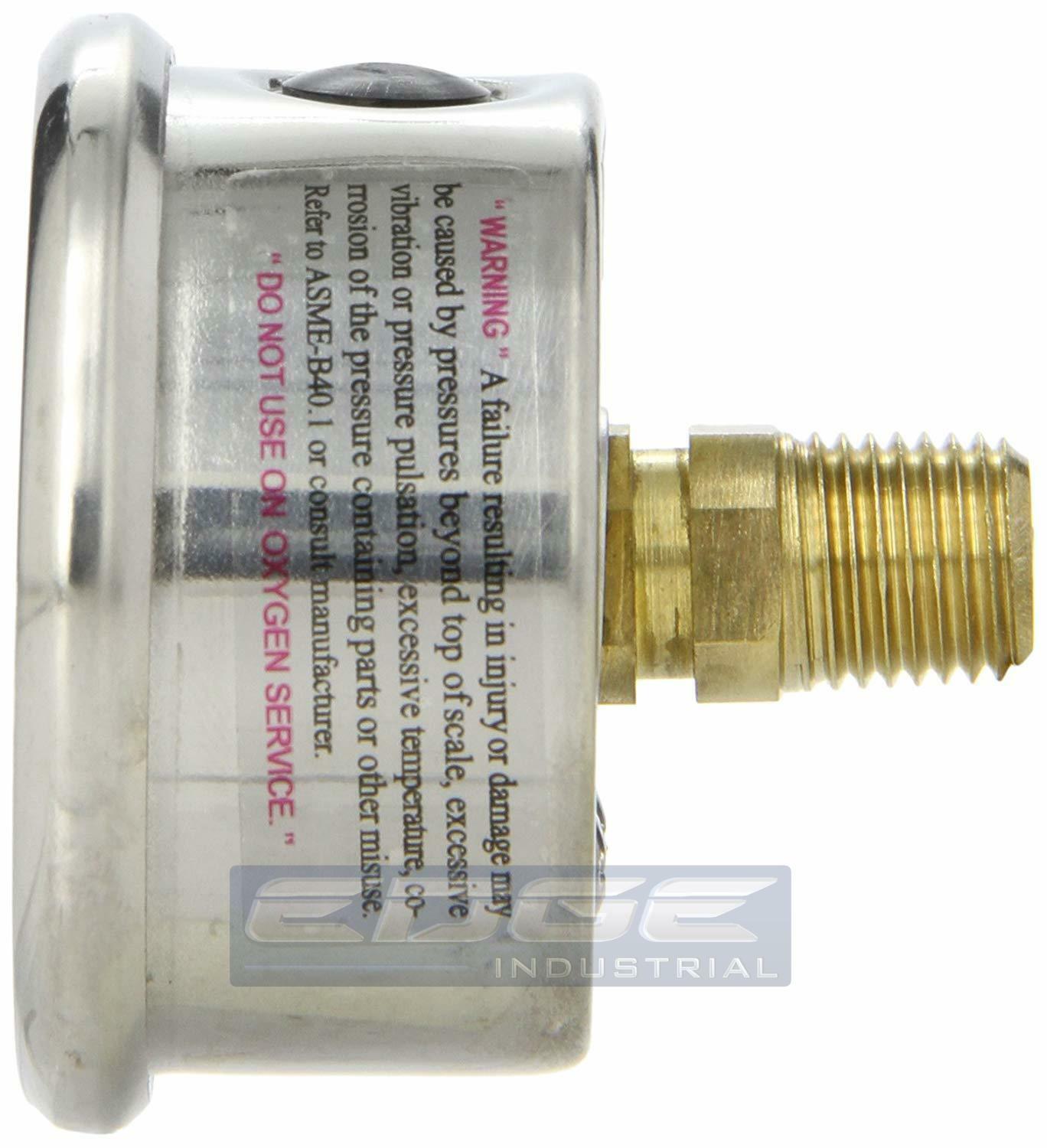 10 PACK LIQUID FILLED PRESSURE GAUGE 0-160 PSI, 2" FACE, 1/4" BACK MOUNT