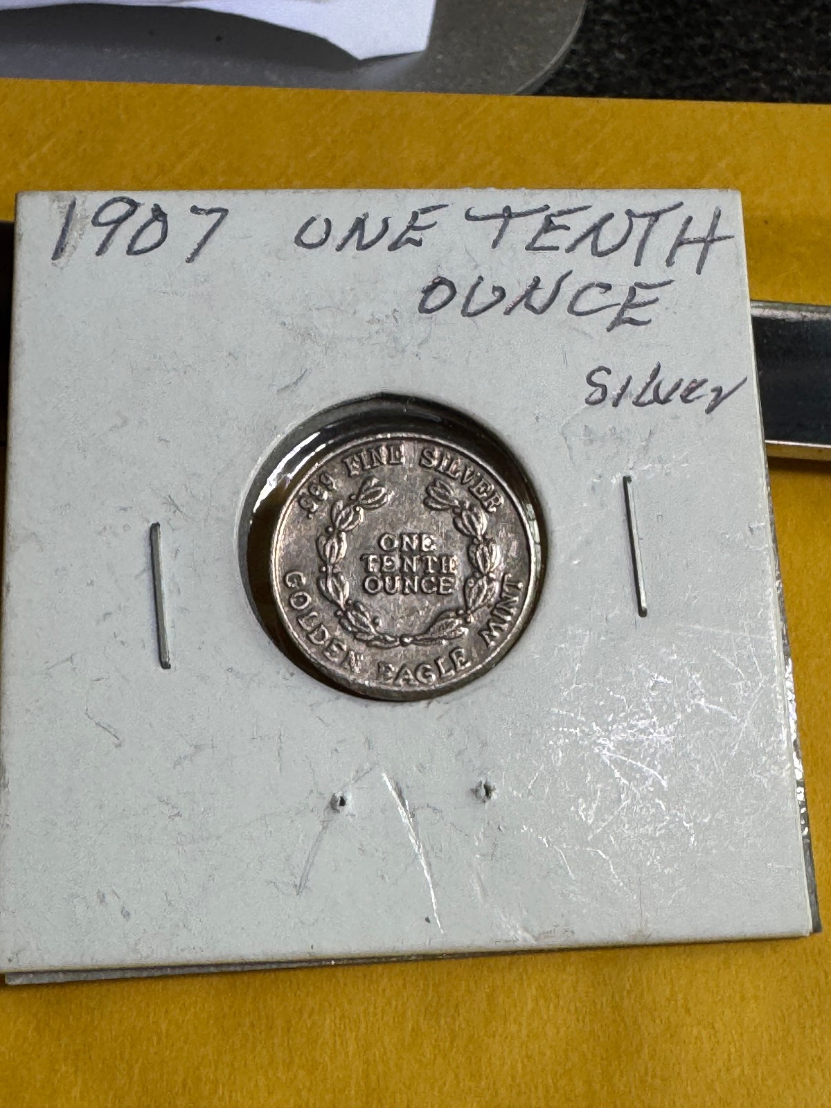 1907 MEXICO 1/10 OZ. SILVER