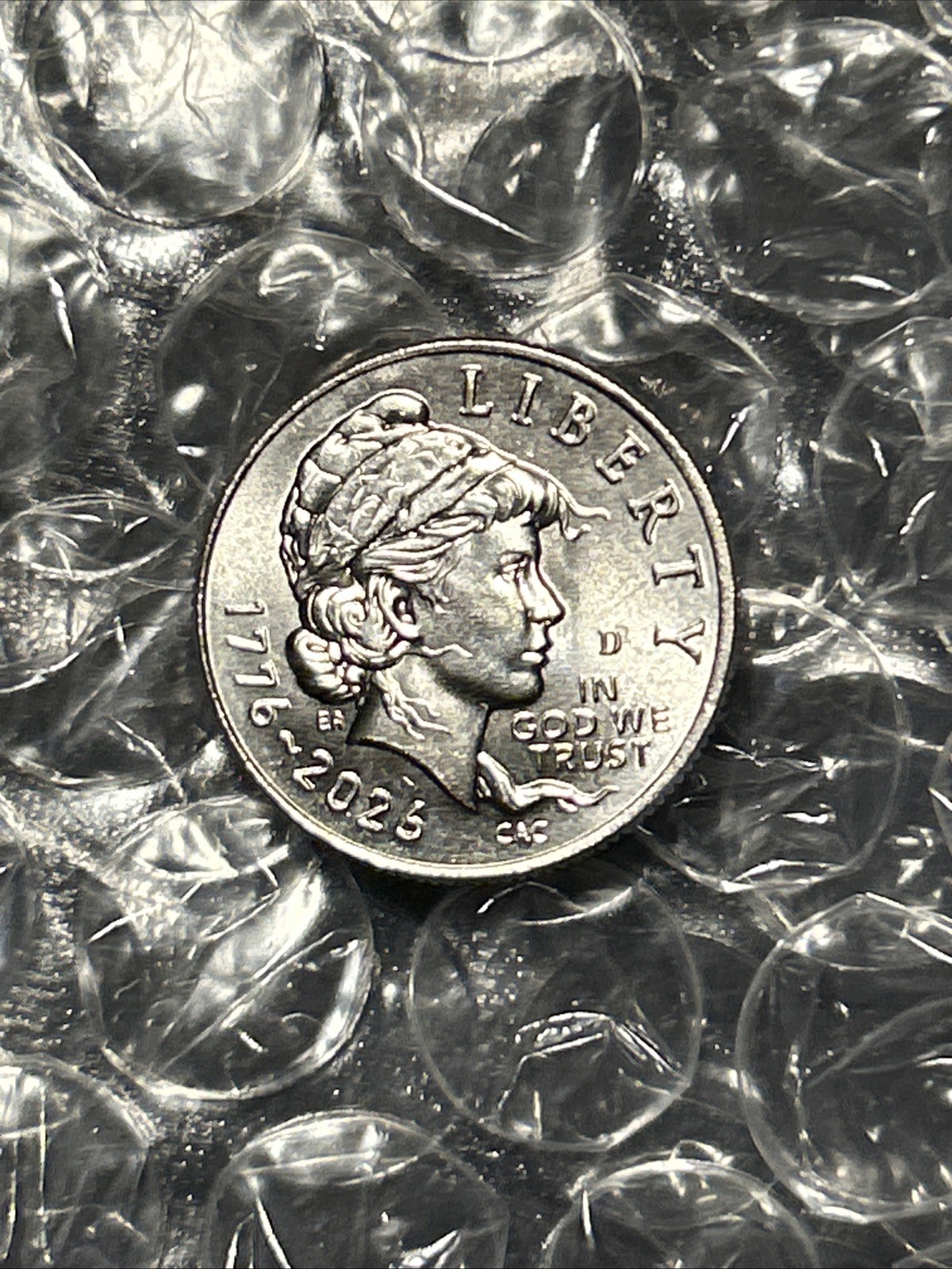1776-2026 Denver Mint Semiquincentennial "Emerging Liberty" Dime