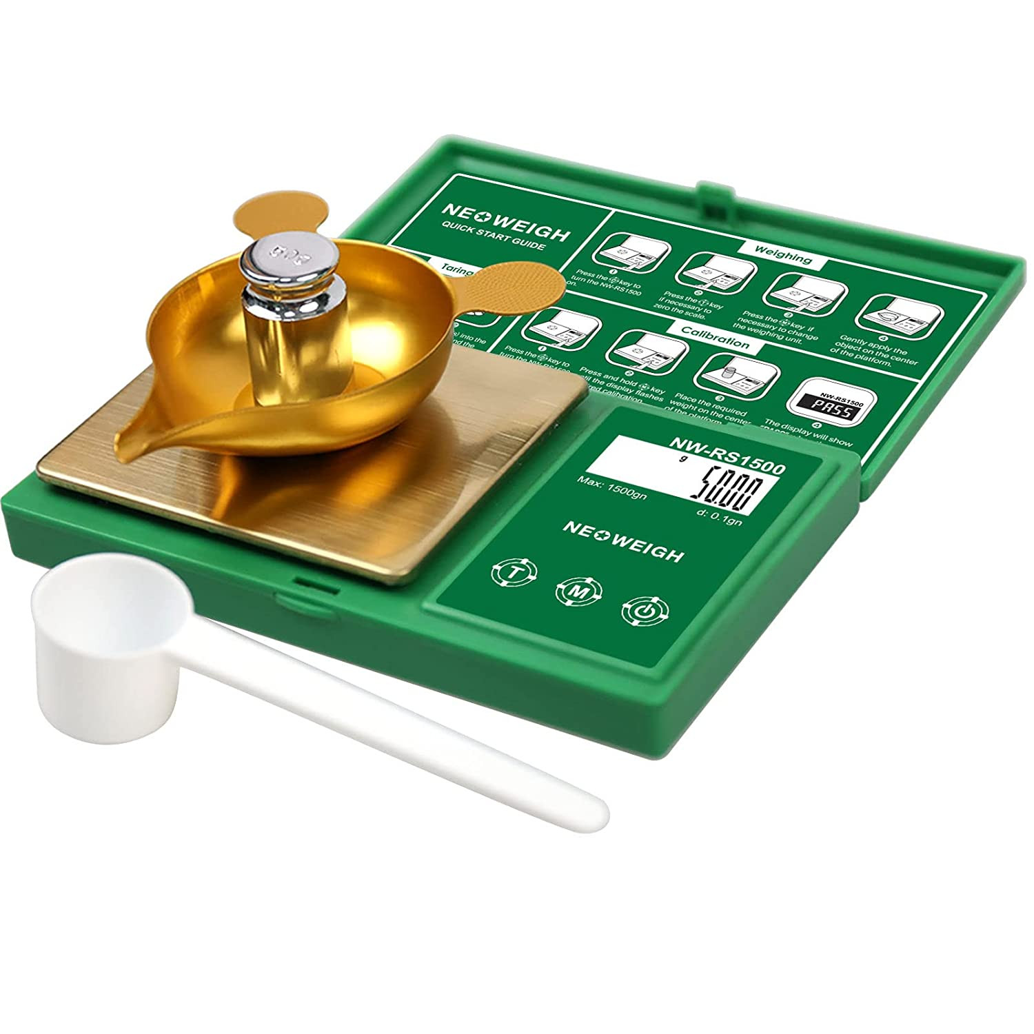 Reloading Scale, Powder Scale for Reloading, 1500 Grains X 0.1 Gn, Digital