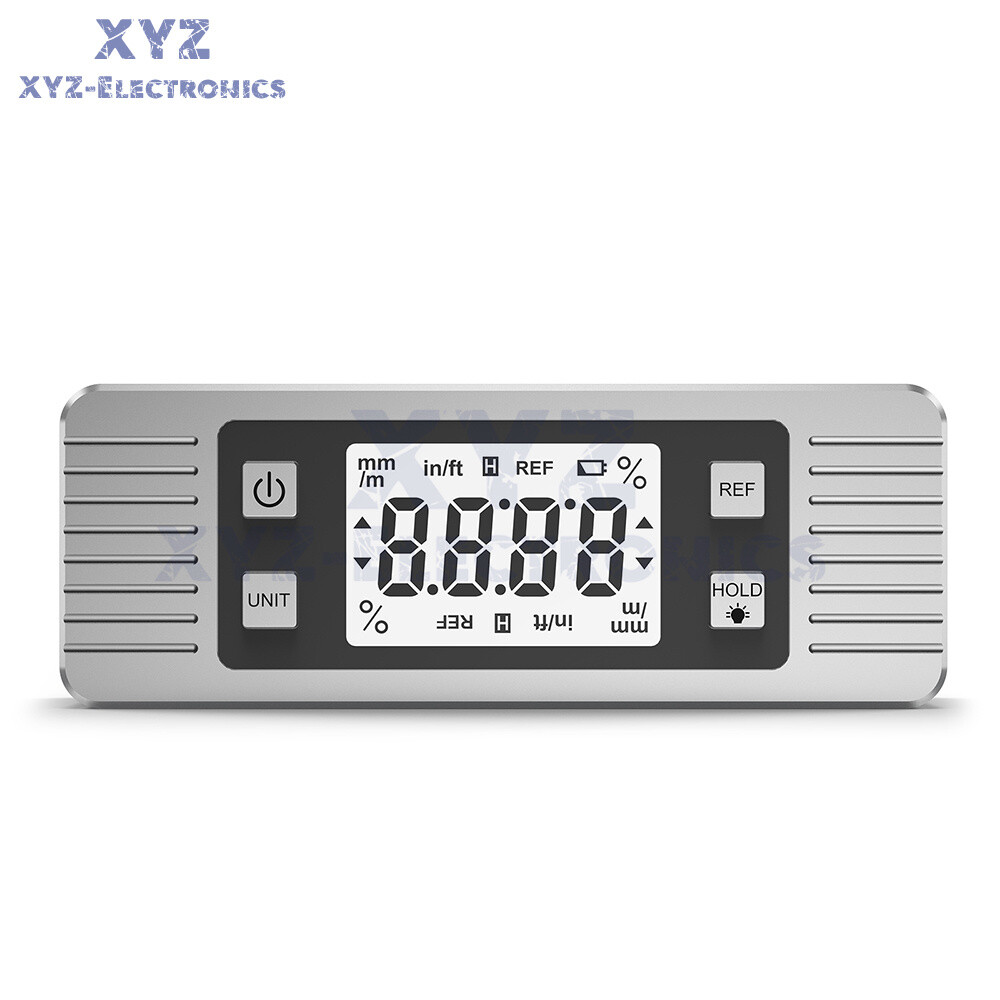 3in1 Magnetic Digital Protractor + Inclinometer + Level Scale angle slope 4*90°