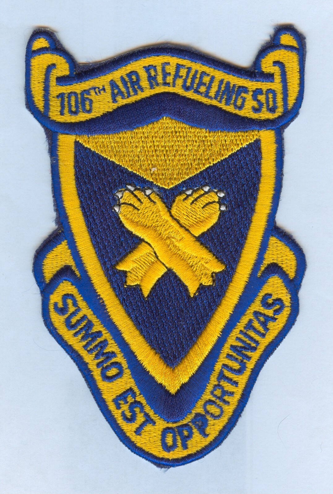 USAF / US Air Force 106th AIR REFUELING SQDN (TYPE 1) ... HARD TO FIND! .... X