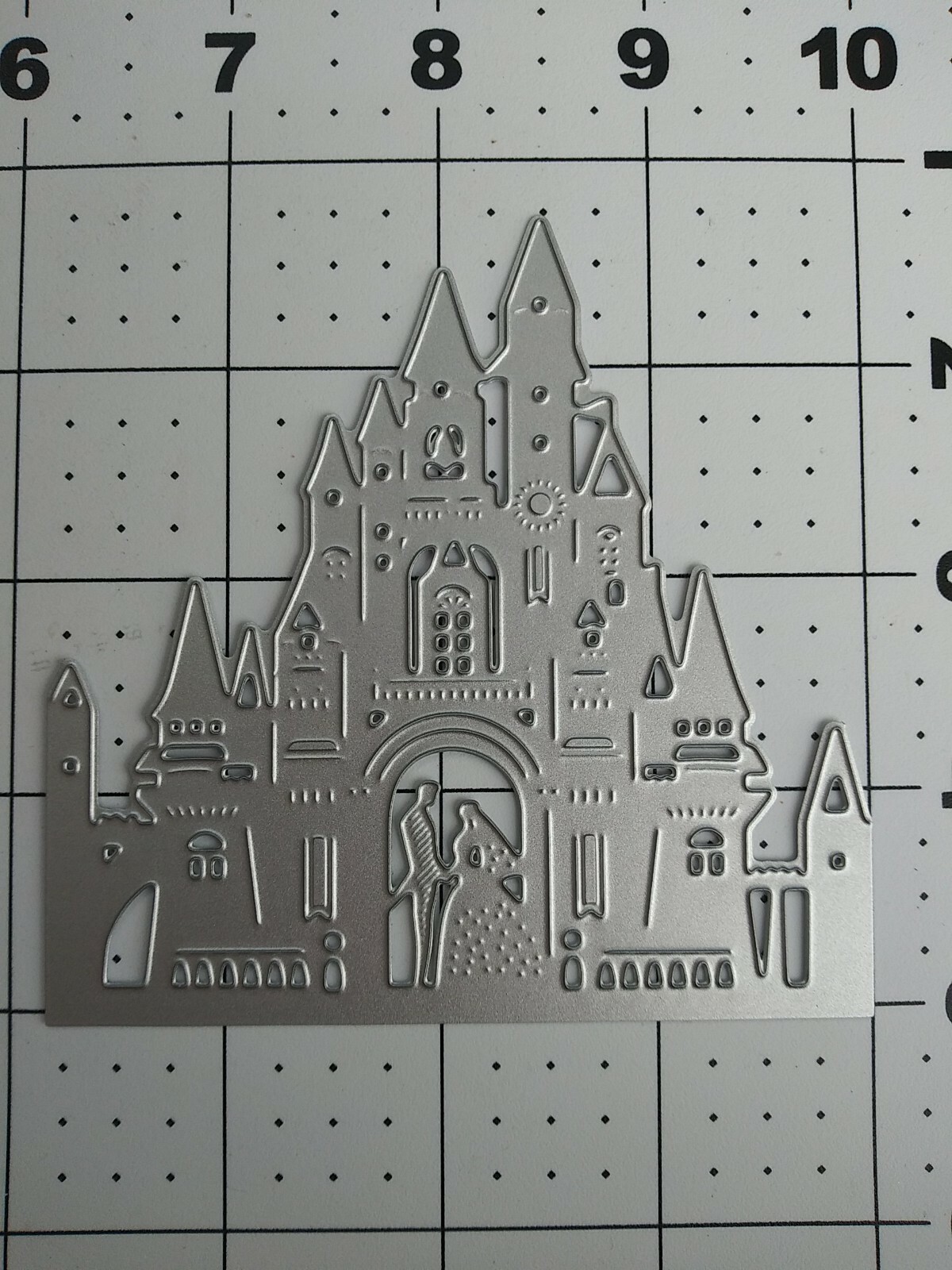 Universal Thin Metal Die Cut Tool Emboss Cinderella Castle Disney wedding prince