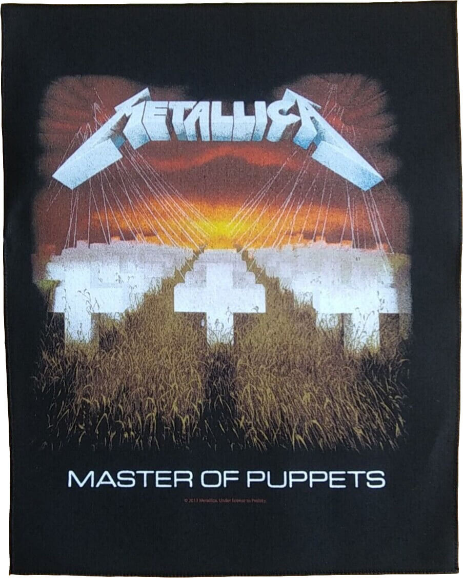 Metallica - Master of Puppets - 14" x 11" Printed Back Patch