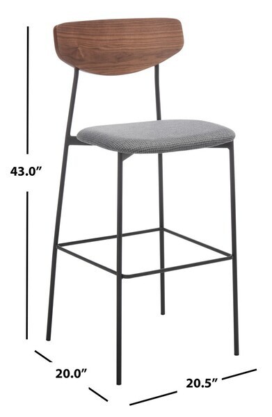 Safavieh Ryker Bar Stool, Reduced Price 2172727445 BST3008B
