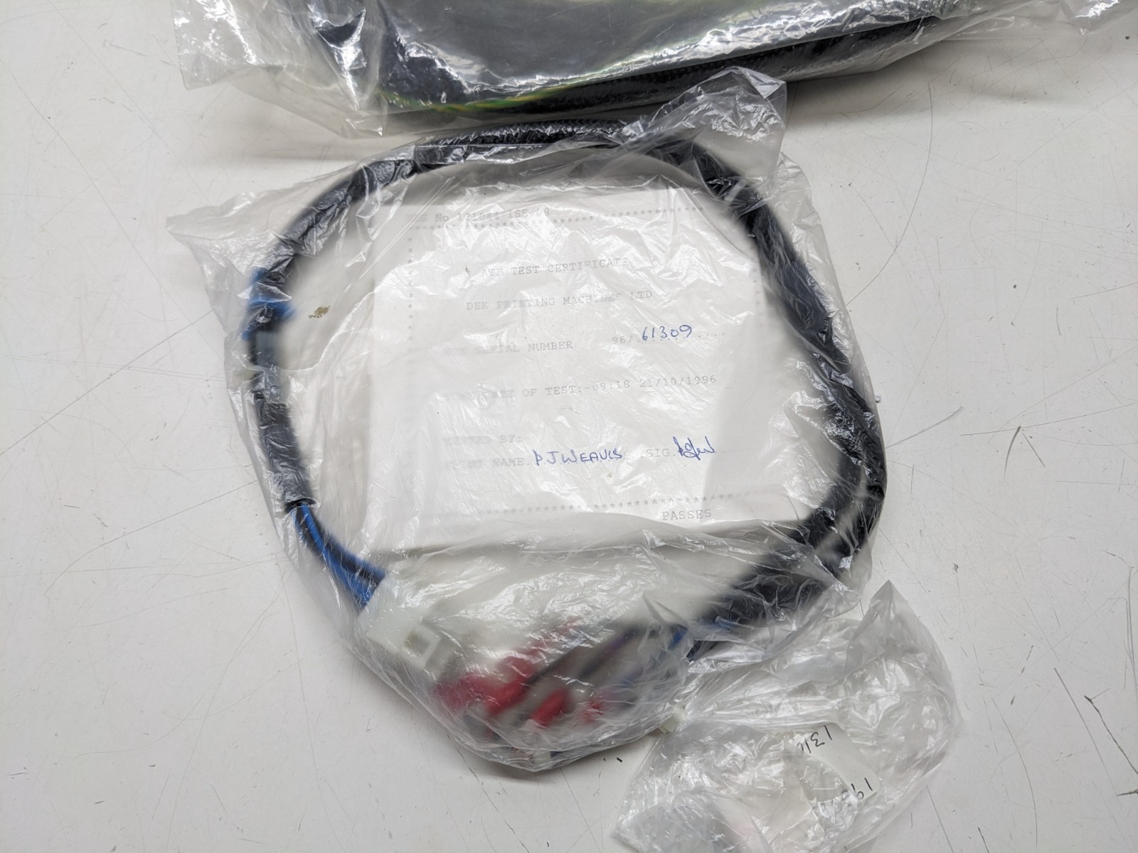 Lot of Various DEK Printing Machines Cables