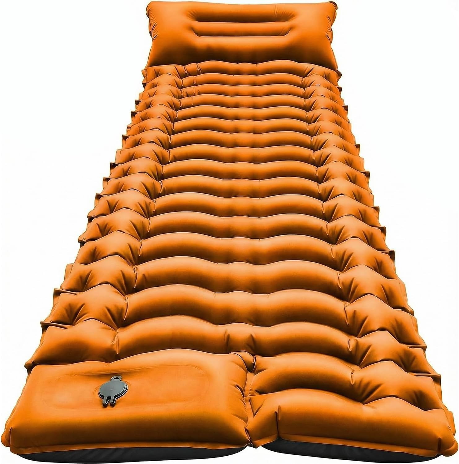 Camping Sleeping Pad, Ultralight Camping Mat with Pillow Built-In Foot Pump & Pi