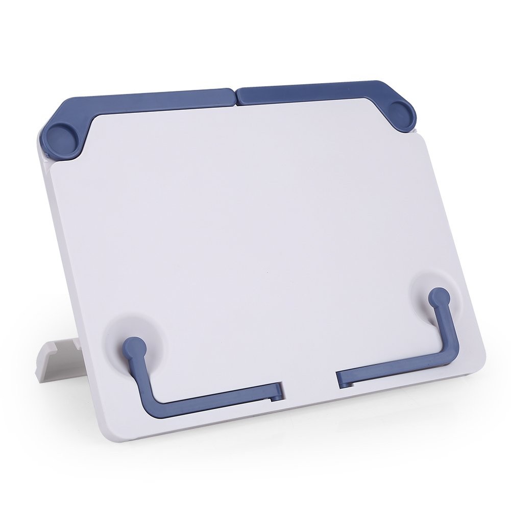 Music Sheet Desk Stand Lightweight Portable Adjustable Plastic Book Holder
