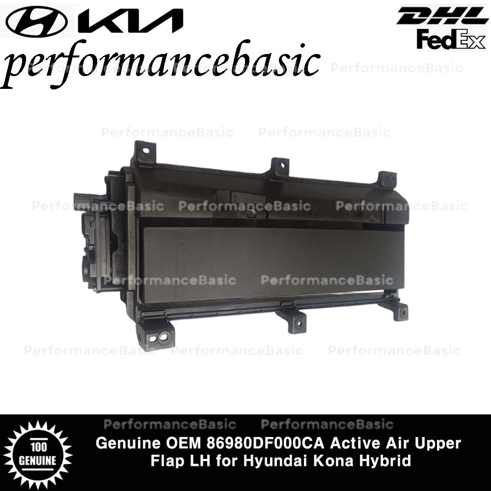 Genuine OEM 86980DF000CA Active Air Upper Flap LH for Hyundai Kona Hybrid