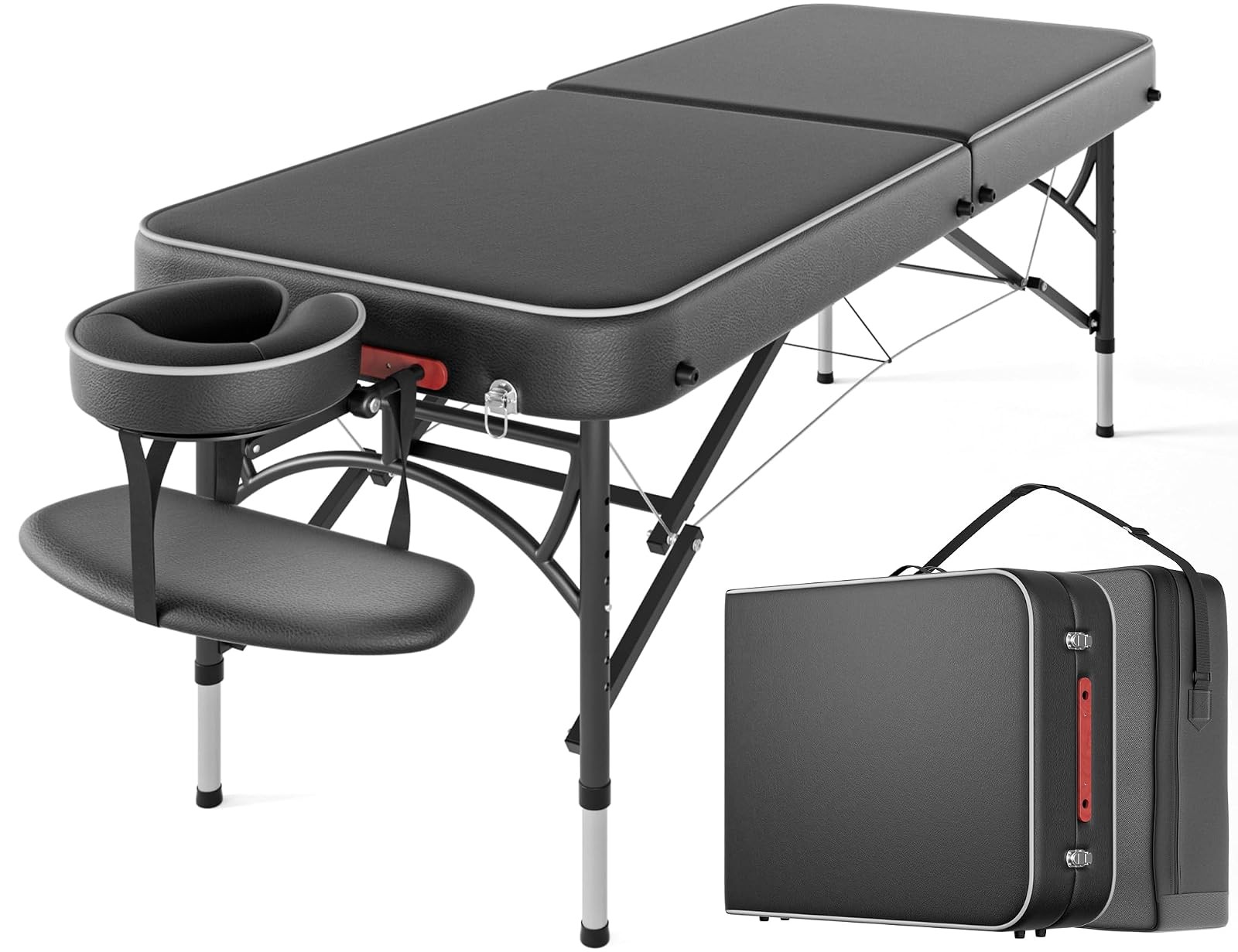 CLORIS 84 Massage Table Portable Aluminium Leg 1100LBS Folding