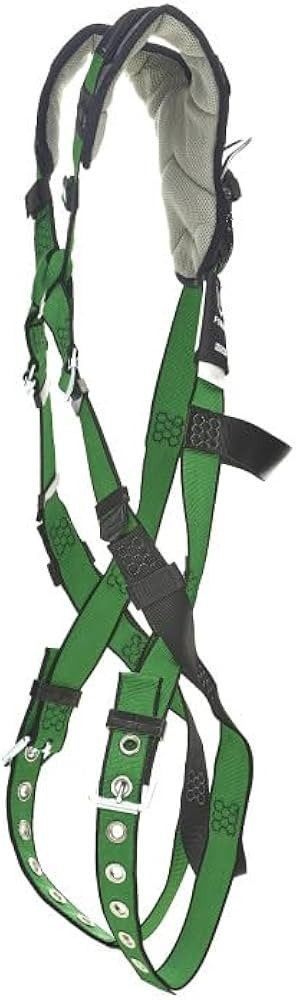 Msa Safety 10206139 V-Fit Harness, SXL, 400 Lb., Quick-Connect Chest/ Tongue Leg