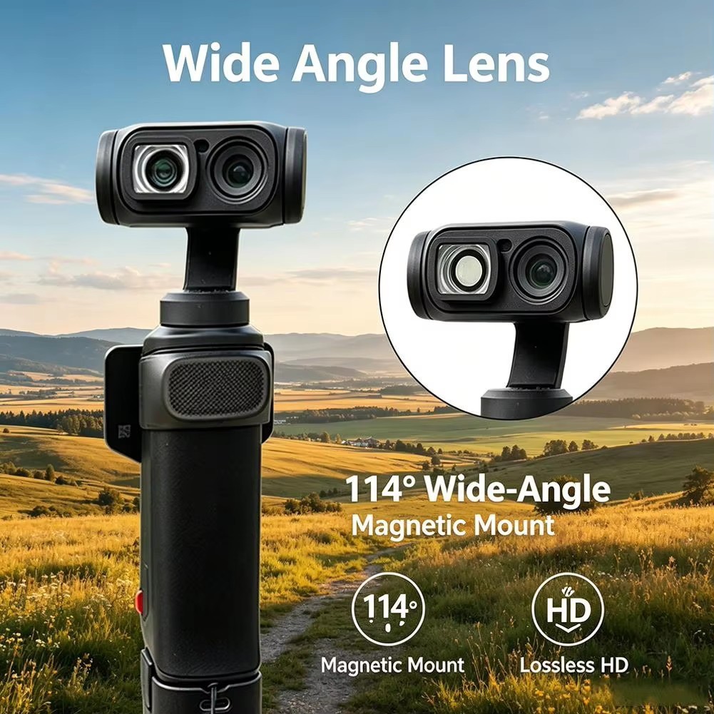 Wide-Angle Lens for Insta360 Luna Ultra Camera 114° Expansion Lens Accessories