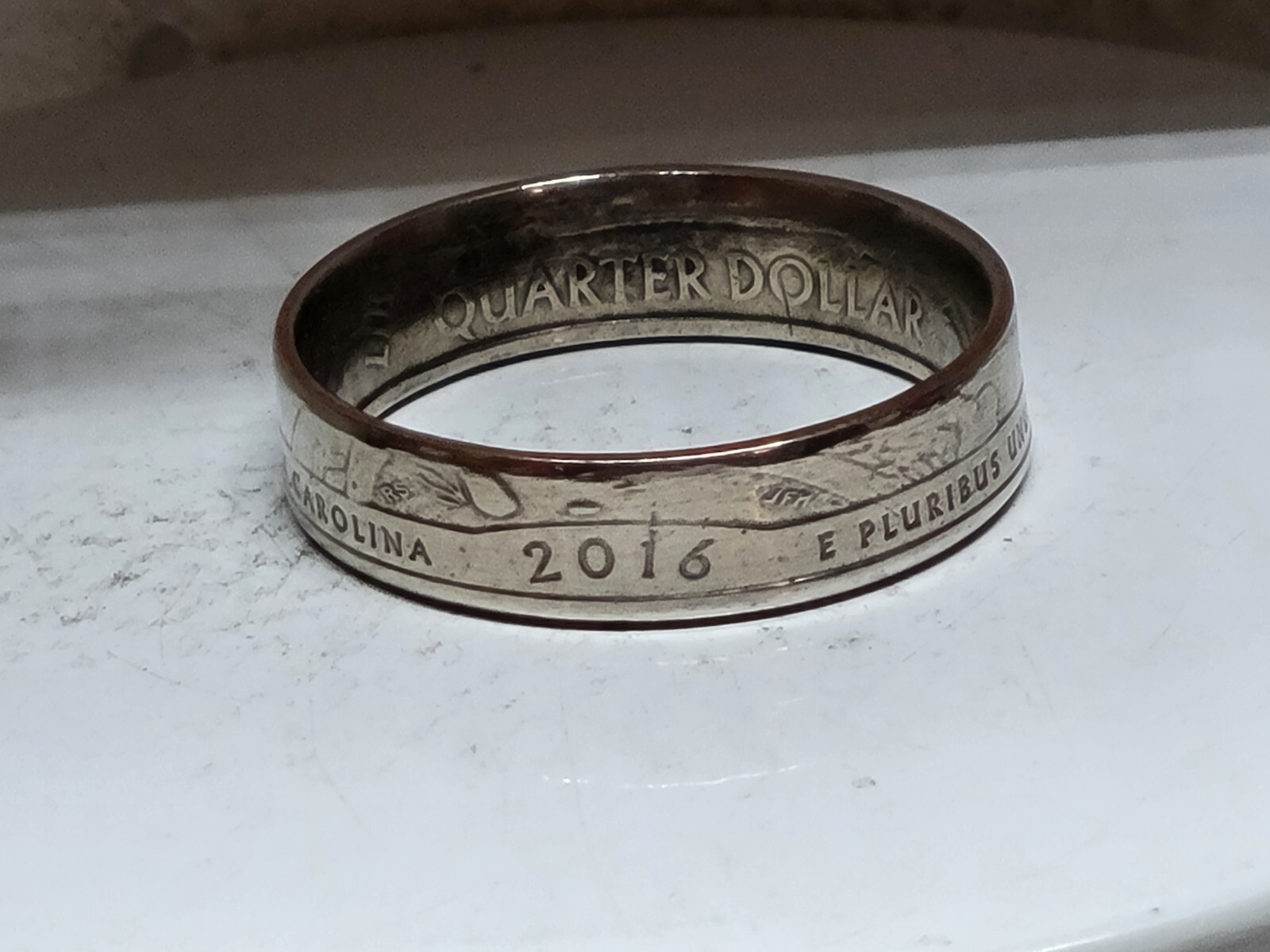 FORT MOULTRIE, SC. - Size 9 State Quarter Coin Ring