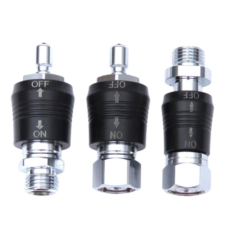 Scubas Diving Regulator Adaptor 9/16 Thread Connector With Switches Scubas