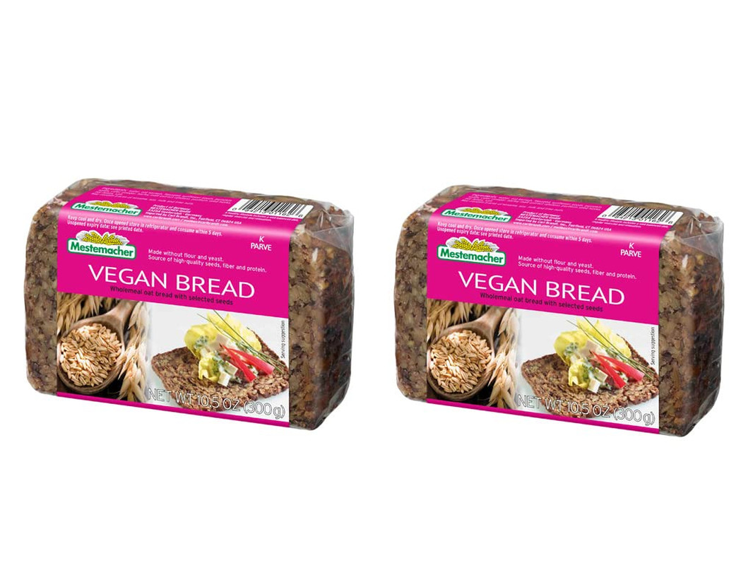 All Natural Whole Rye Bread, 17.6 Oz – Authentic German Whole Grain Rye Bread, H