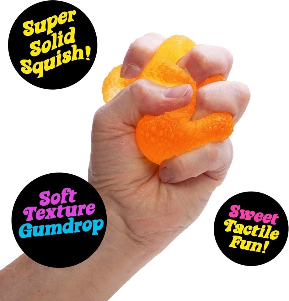 4 PACK Nee Doh Gumdrop Super Solid Squish Needoh Gum Drop - BRAND NEW