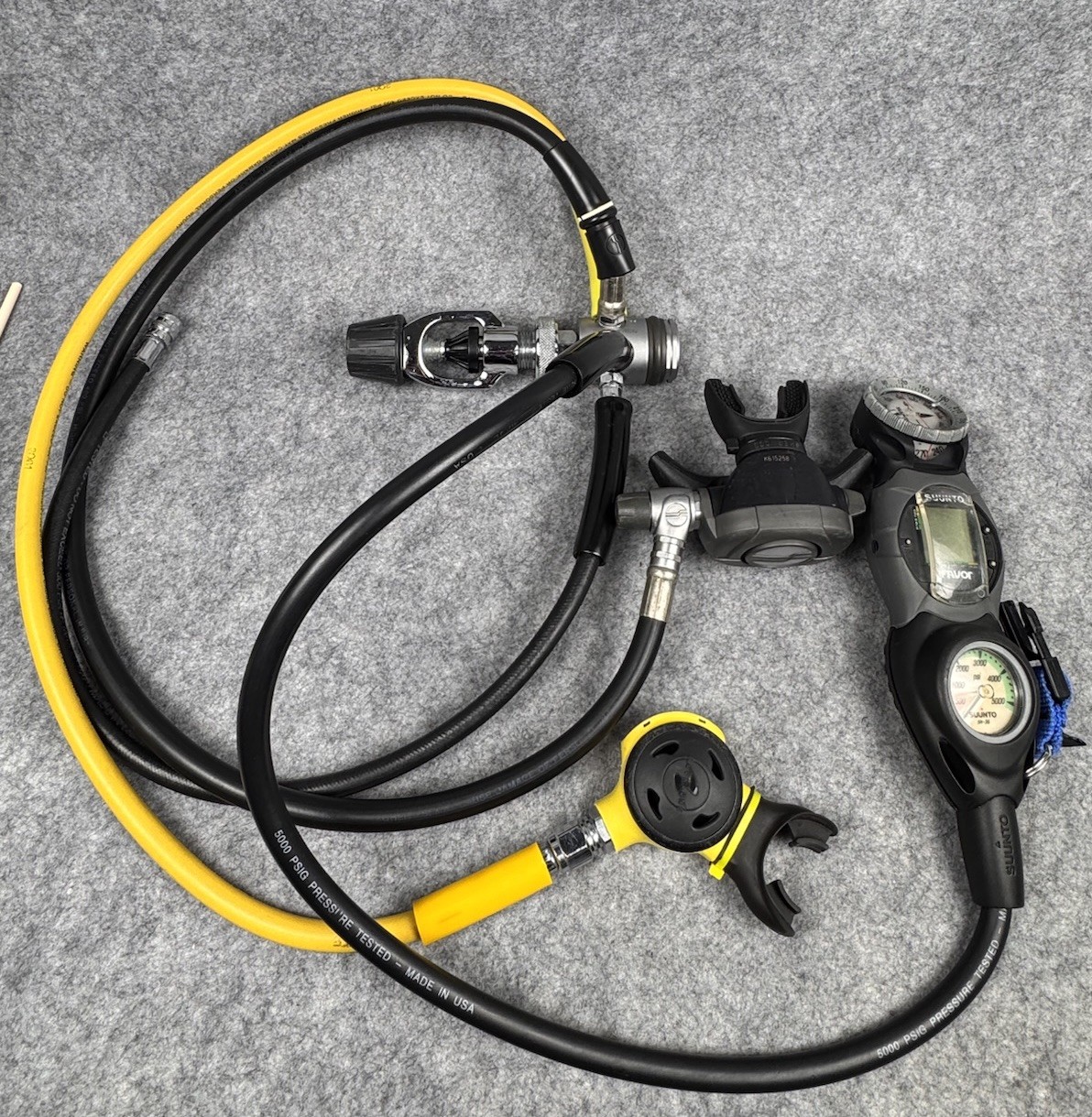 Sherwood Maximus Regulator Set Aqua Lung Octo & Suunto Favor 3-gauge Console