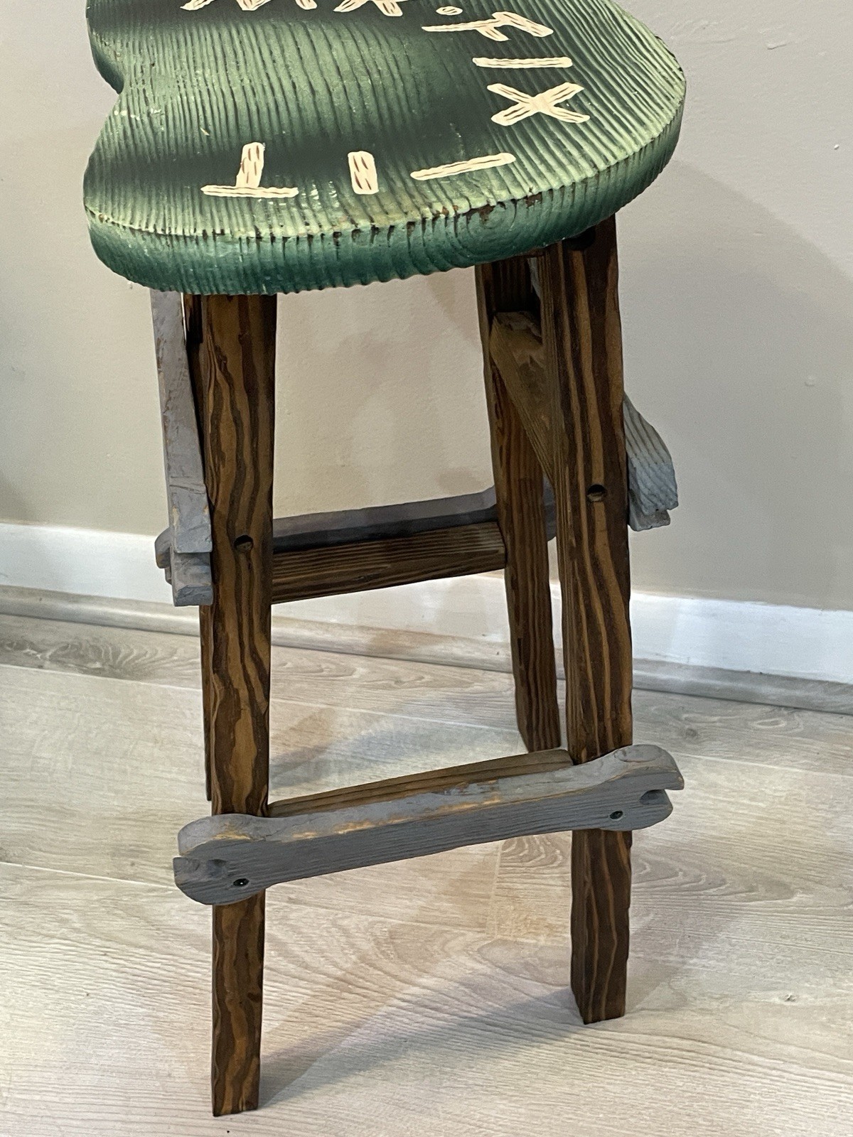 Vintage Handmade MR. FIX IT Tool Stool / unique one of a kind / Great Gift Idea