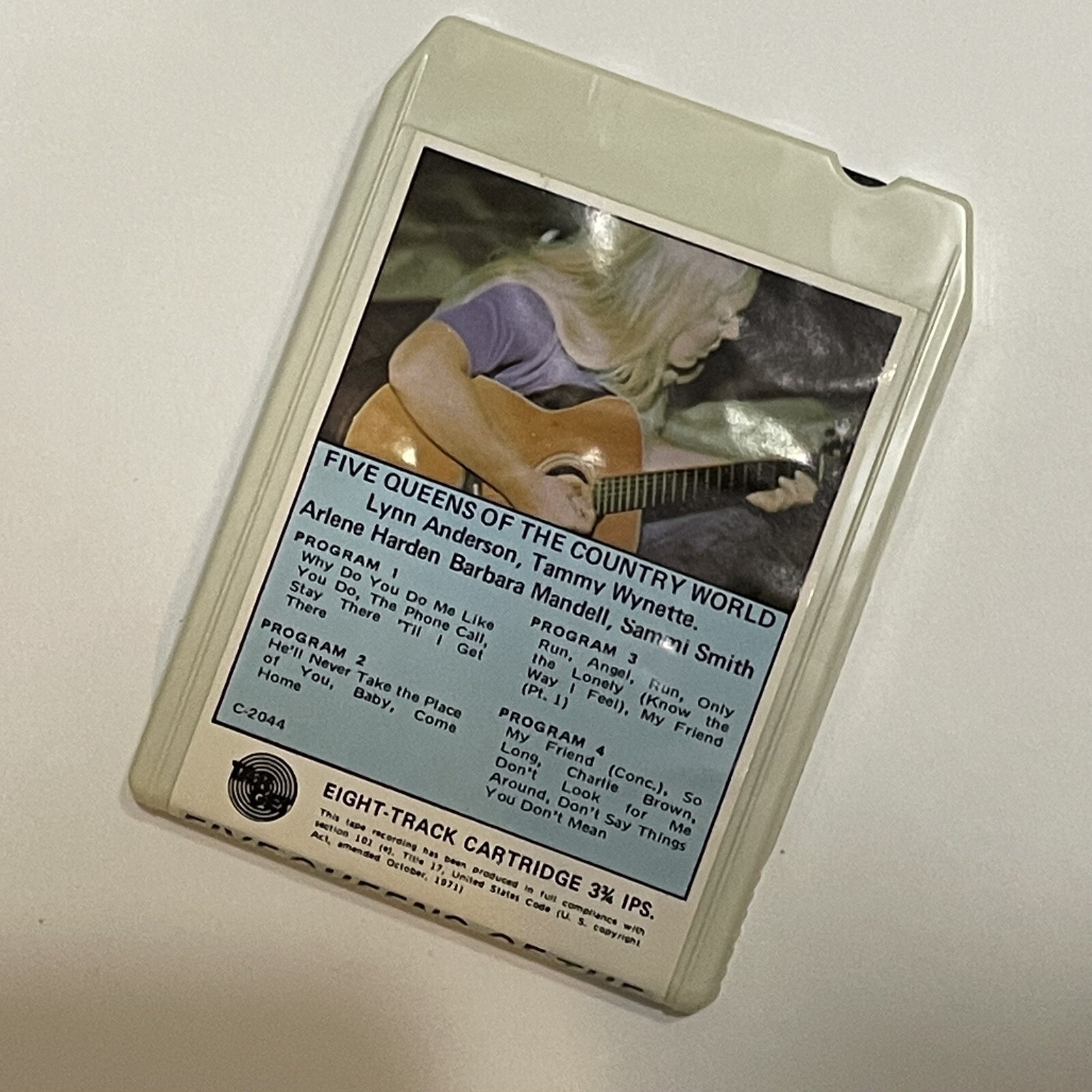 Vintage 1970s - Five Queens Of The Country World, Tammy Wynette - 8 Track