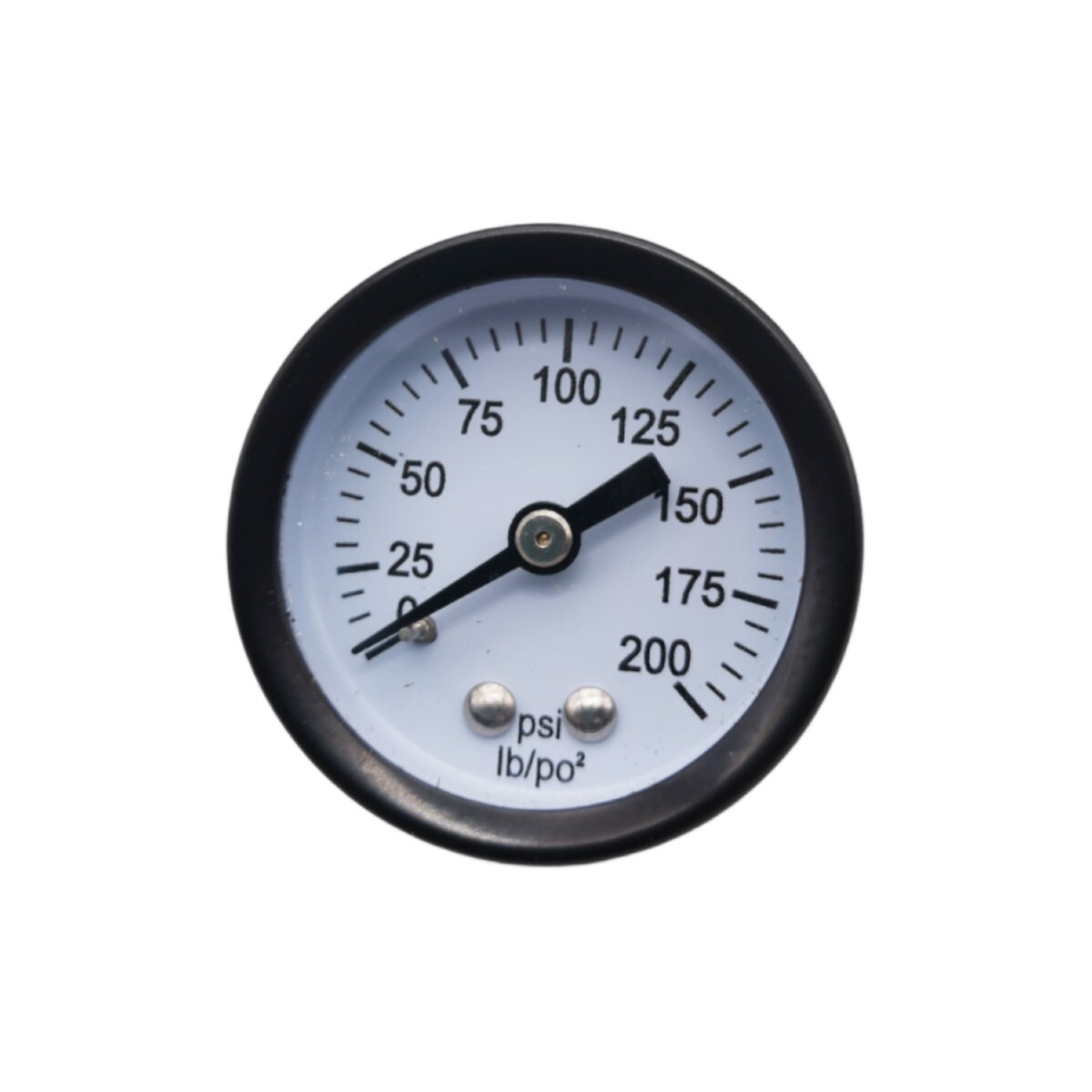 Air Compressor Pressure Gauge 0-200 PSI 1/8" NPT Back Mount 1.5" Face