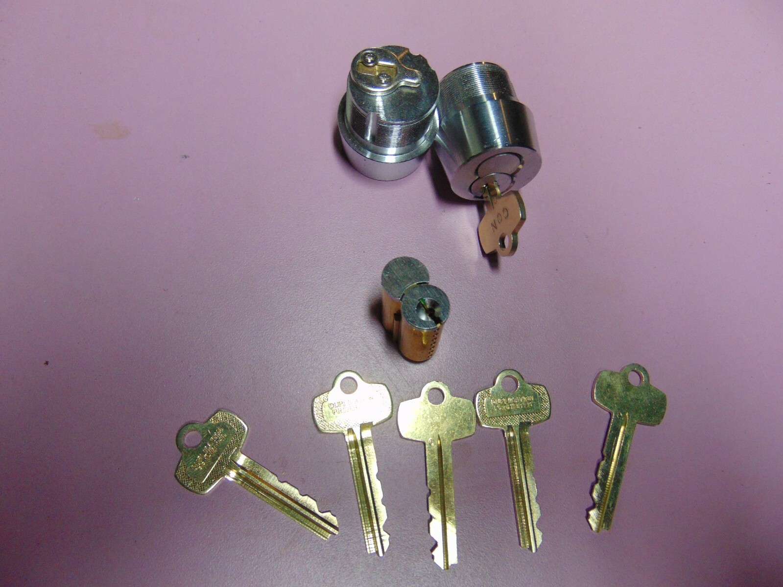 2 BEST LOOK ALIKE MORTISE LOCKS WITH 5 KEYS AND 1 CON. KEY LOCKSMITH