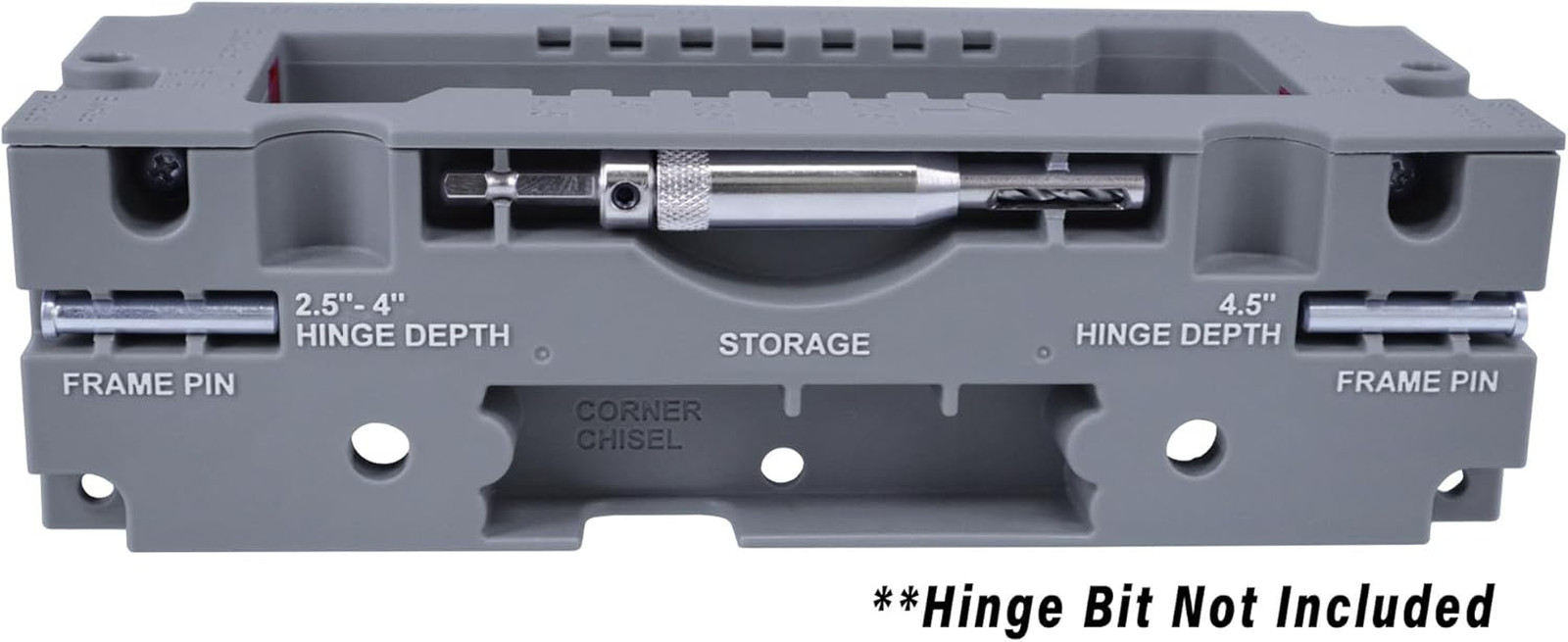 Door Hinge Installation Jig Plus Complete Kit for Mortising Doors and Frames
