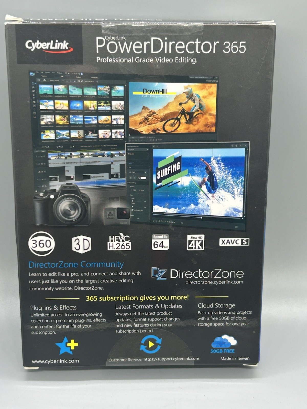 Cyberlink Power Director 365 Create PC Professional Video Editing Software