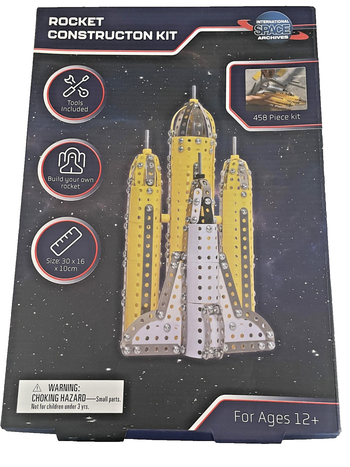 International Space Archives Rocket Construction Kit 458pc Metal NASA Toy Model