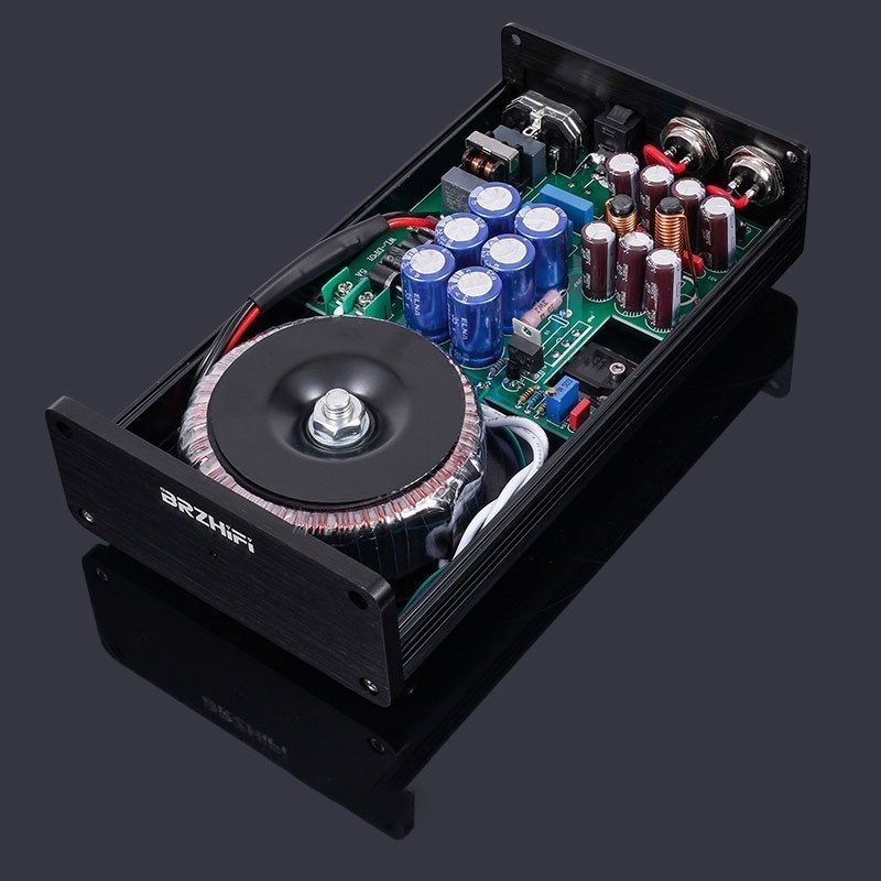 BRZHIFI 50W DC 12V Linear Regulated Power Supply for HiFi Audio Routers & MAC