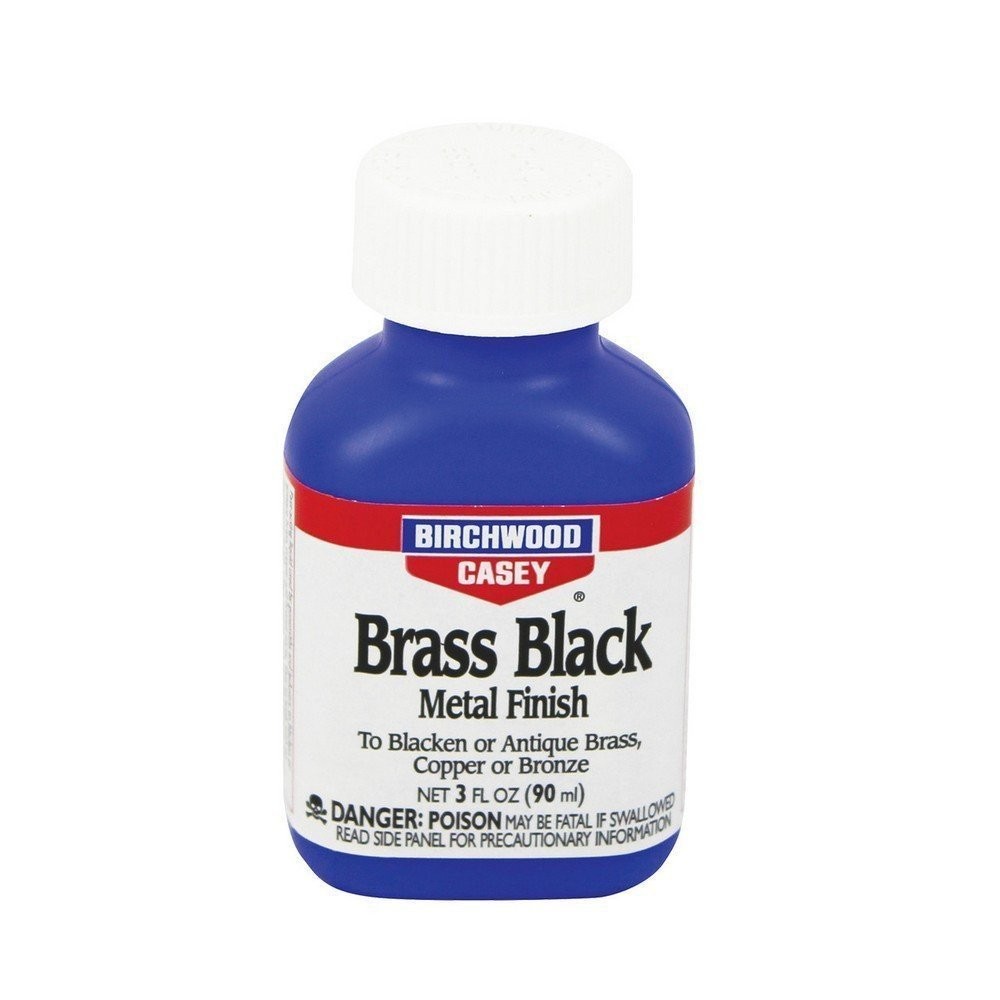 Birchwood Casey Brass Black Touch-Up Metal Finish Liquid 3 Fluid Oz Bottle 15225