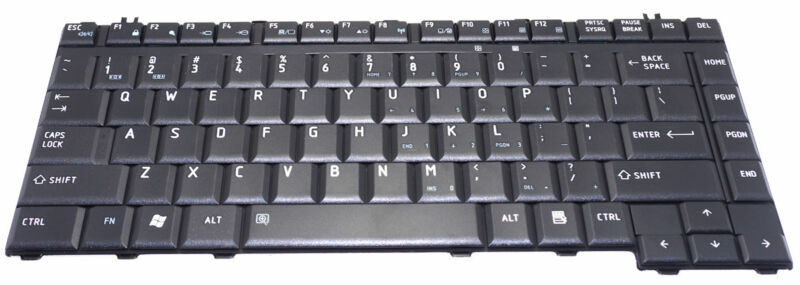 NEW FOR Toshiba Satellite A200 A205 M200 A300 L200 M300 L300 Keyboard US BLACK