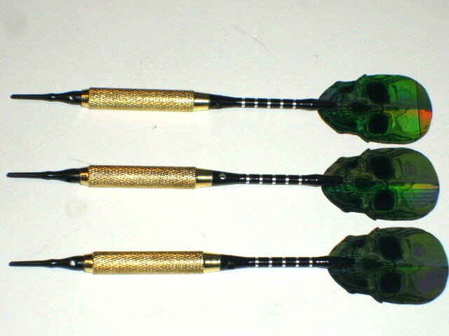 Soft Tip Darts, 17 Gram Brass with Aluminum Shafts, New #1353