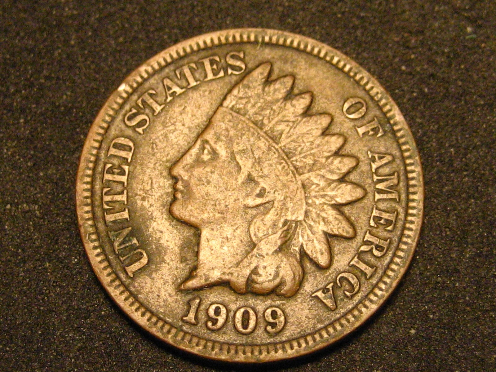 1909 Indian Head Cent Fine