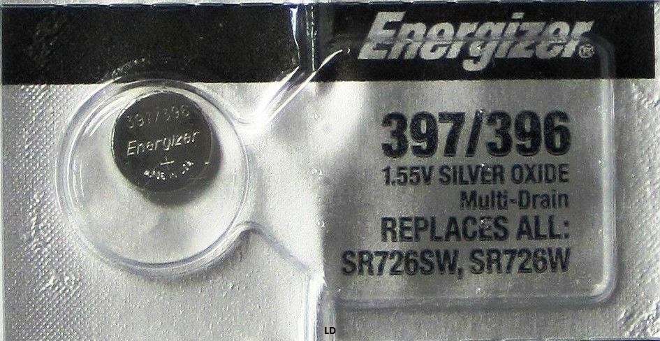 ENERGIZER 397/396 SR726SW SR726W WATCH BATTERY NEW SEALED Authorize Seller