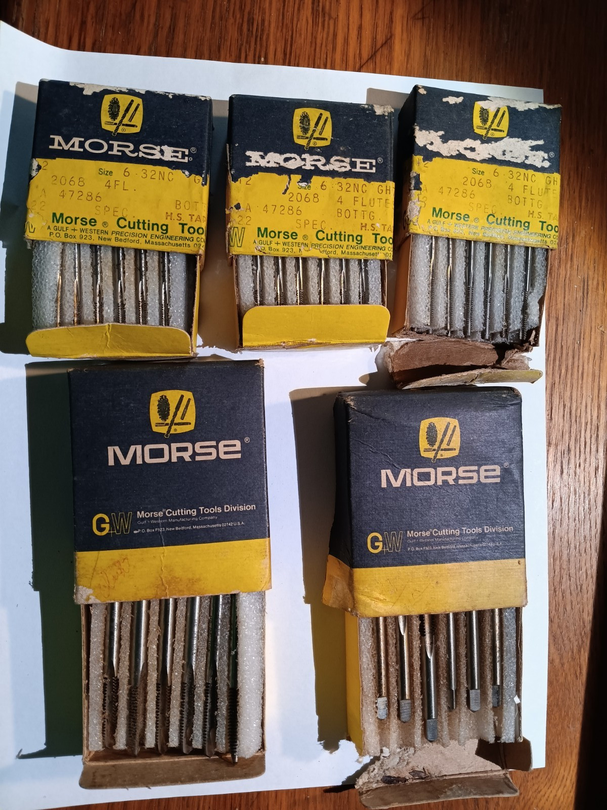 Huge Lot (60) Vintage NOS Morse Taps