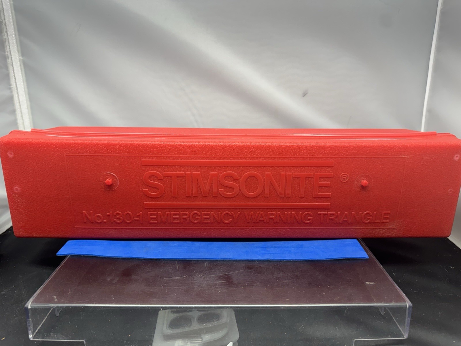 Stimsonite Trucker Safety Roadside Emergency Triangle Reflector Road 3pc No. 130