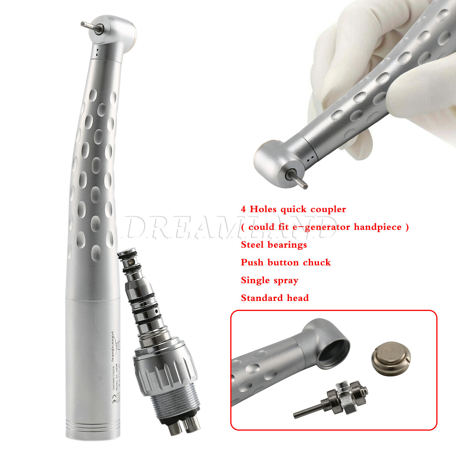 Yabangbang Dental High Speed Handpiece For KaVo MULTIflex Coupler 4 Hole