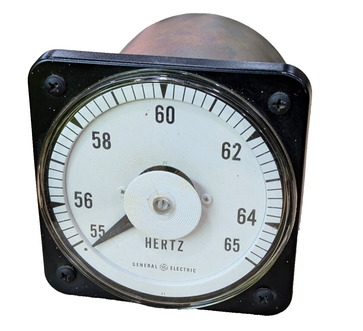 General Electric 103372ANAN7 120V~ AB40 Hertz Frequency Panel Meter Used